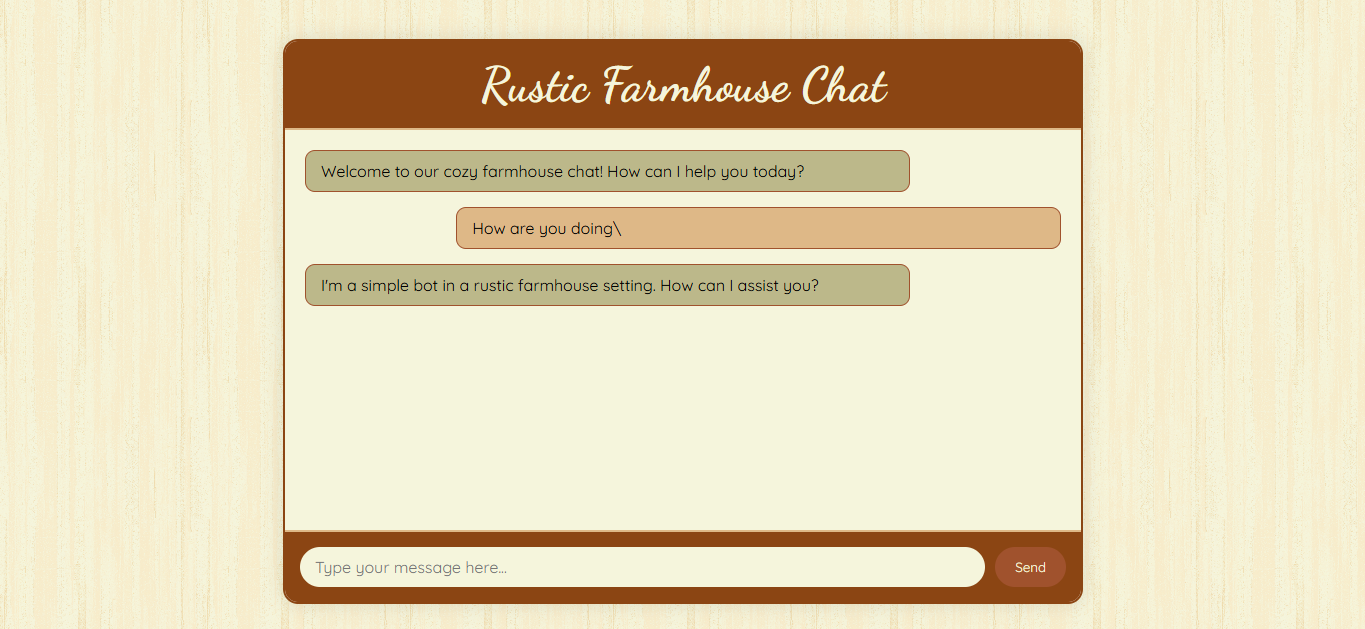 Rustic Farmhouse Theme