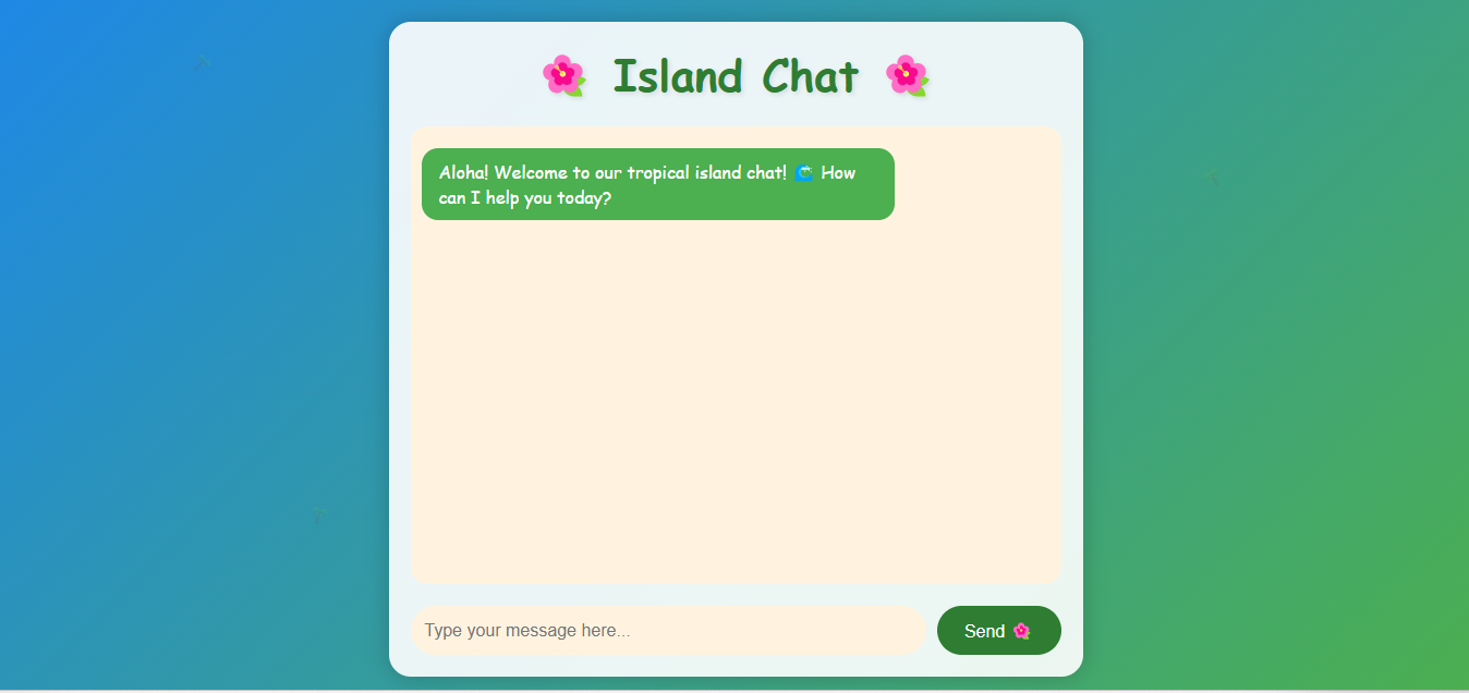 Tropical Island Theme